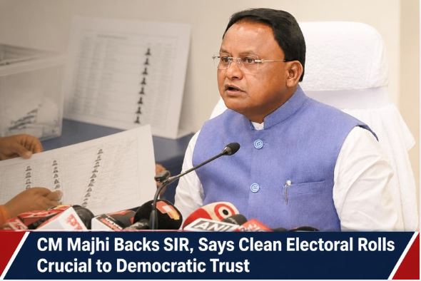 CM Majhi Backs SIR, Says Clean Electoral Rolls Crucial to Democratic Trust
